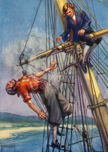 Illustration for Treasure Island by Robert Louis Stevenson by G.P. Micklewright