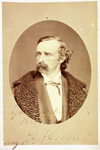 Cabinet portrait of George Armstrong Custer, signed and inscribed to his brother, Tom Custer