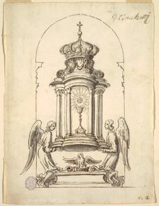 Design for a Tabernacle Door to be Executed in Bronze, ca. 1725 by G B C