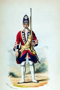 A Private in the Royal North British Fusiliers in 1742, for Cannons Military Records