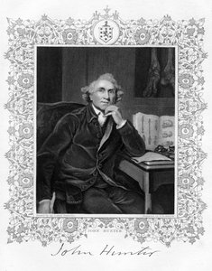 John Hunter 1728-1793, Scottish surgeon, 19th century by G. H. Adcock