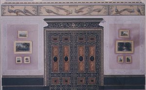 Design for the interior of No.1 Grosvenor Crescent, London by G. Hutchinson