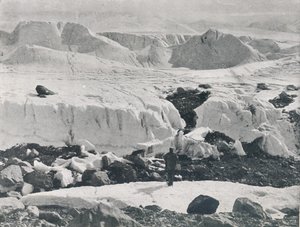 Crevassed Ice at Entrance to Priestley Glacier