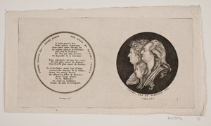 Medallion with Portraits of Louis XVI, His Queen, and Son