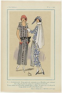 Very Parisian, 1923, No. 4: 7- Independence. This Little Dress... by G P. Joumard