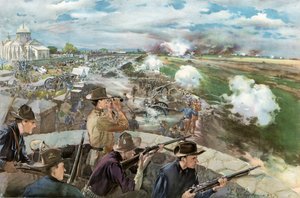 The Battle before Caloocan, February 10, 1899--View from the Chinese Church by G. W. Peters