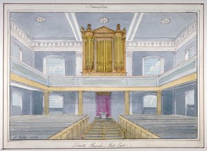 Interior of Holy Trinity Church, Newington, Southwark, London by G Yates