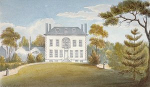 Mitcham Hall, Mitcham, Surrey, 1825 by G Yates