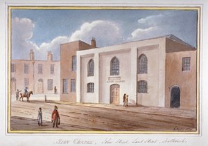 View of the Sion Chapel on John Street, Southwark, London