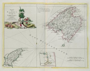 The Islands of Majorca, Ivica and Formentera, Engraving by G. Zuliani from Tome I of the "Newest Atlas"