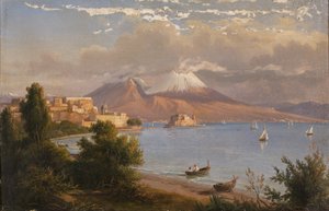 Naples with Vesuvius
