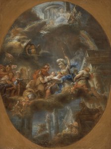 Nobility Offering the Imperial Russian Children to Minerva
