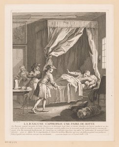 Discovery of Stolen Boots at Wrath (Scenes from the Roman Comique by Scarron)