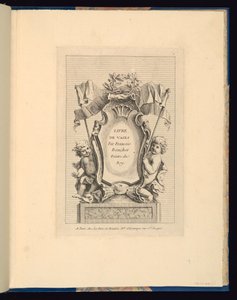 Plate 1, Book of Vases by Gabriel Huquier