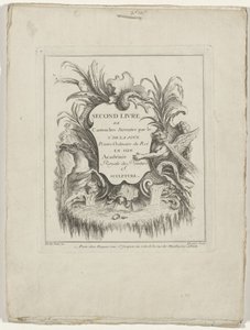 Title Page Second Book of Cartouches by Gabriel Huquier