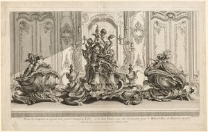 Works of Juste-Aurèle Meissonier: Silver Sculptural Project for a Large Centerpiece and Two Tureens Which Have Been Executed for His Lordship the Duke of Kingston