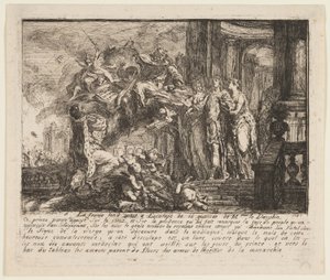 Allegory on the Convalescence of the Dauphin by Gabriel Jacques de Saint Aubin