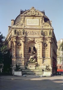 The Fontaine Saint-Michel, 1860