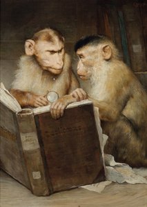The Scholars by Gabriel Max