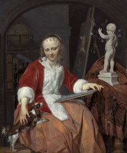 Portrait of Isabella de Wolff by Gabriel Metsu