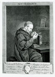 Portrait of Michel Nostradamus Engraved by Christian von Mechel