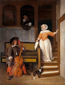 The Cello Player by Gabriel Metsu