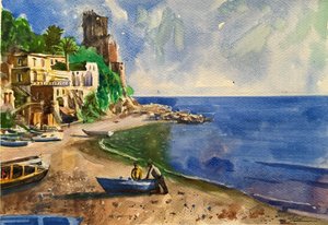 Boats Docked by Gabriel Palma