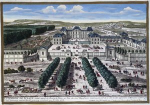 Château de Sceaux (Gardens of Le Nôtre), by Perelle by Gabriel Perelle
