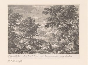 Elijah Fed by Ravens (series title: Landscapes with Biblical Scenes)