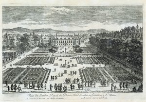 View of the Jardin des Plantes in the 17th century, by Perelle by Gabriel Perelle