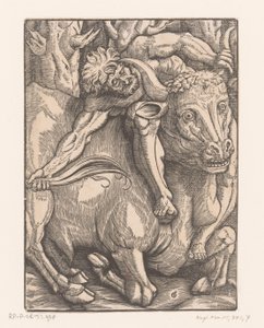 Hercules Wrestling with Achelous