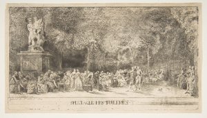 Scene in the Tuileries: The Chairs