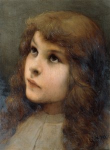 Study Head by Gabriel von Max
