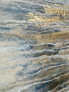 Shimmering Gold Layers