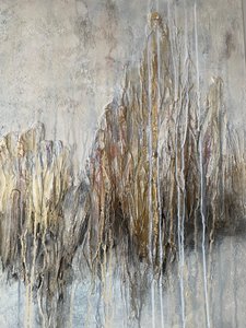 Textured Gold Mountains