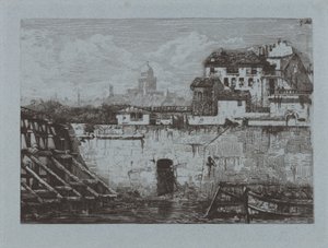 Ruins of the Hotel de Brentonvilliers, at the Tip of Saint-Louis Island