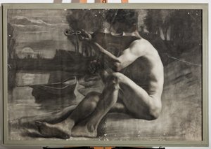 Male Figure, Nude
