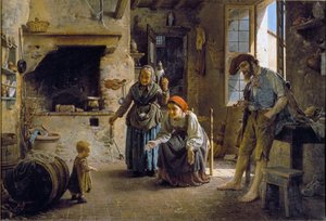 The First Steps of a Child by Gaetano Chierici