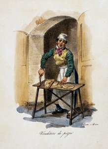 Pizza seller by Gaetano Dura