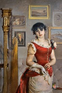 The Harpist (detail)