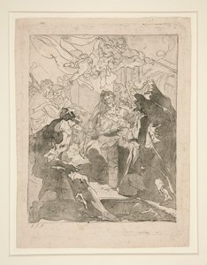 Adoration of the Shepherds by Gaetano Gandolfi