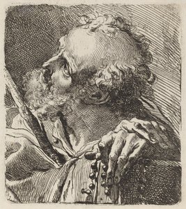 Bust of a Saint by Gaetano Gandolfi