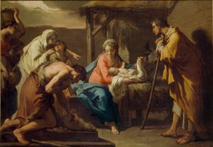 The Adoration of the Shepherds by Gaetano Gandolfi