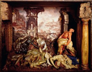 Italy, Florence, The Plague, wax sculpture