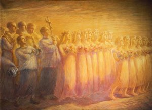 Funeral of a Virgin by Gaetano Previati