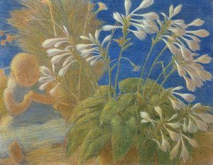 Japanese Lilies, 1906 by Gaetano Previati