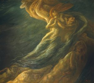 Paolo and Francesca, 1901 by Gaetano Previati