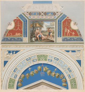 Lunette and Vault Field with Adam and Eve at Work by Gaetano Savorelli