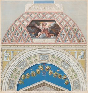 Lunette and Vault Field with God Separating Light and Darkness by Gaetano Savorelli