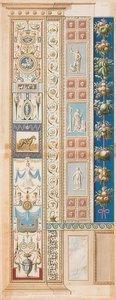 Pilaster Loggia II (Decoration with a saddled horse in the middle field)